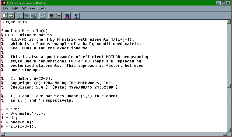 Le langage MATLAB